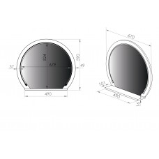 Spogulis SECCO 701